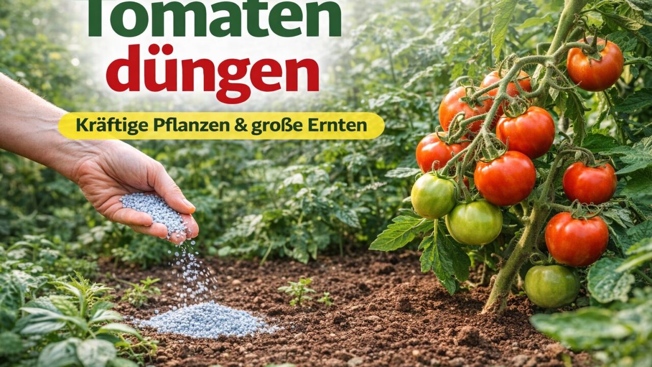Tomaten düngen – so bekommen Sie kräftige Pflanzen und große Ernten